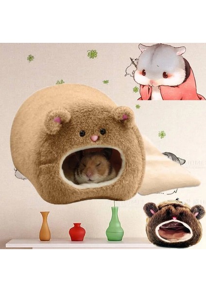 F Tarzı 1 Adet Hamster Evi Gine Domuzu Aksesuarları Hamster Pamuk Ev Küçük Hayvan Yuvası Kış Sıcak Kemirgen Gine Domuzu Ratkirpi (Yurt Dışından)