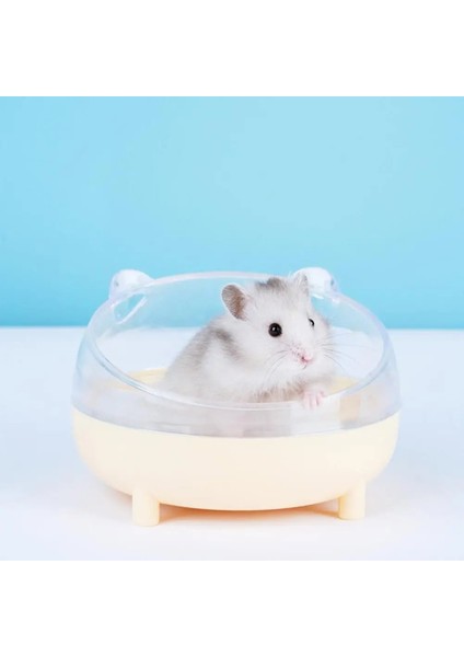B Tarzı Yeni Hamster Banyo Şeffaf Hamster Fare Evcil Hayvan Tuvaleti Kafes Kutusu Banyo Kum Odası Ayrılabilir Anti-Sıçrama Büyük Uzay Banyo (Yurt Dışından) indirimleri