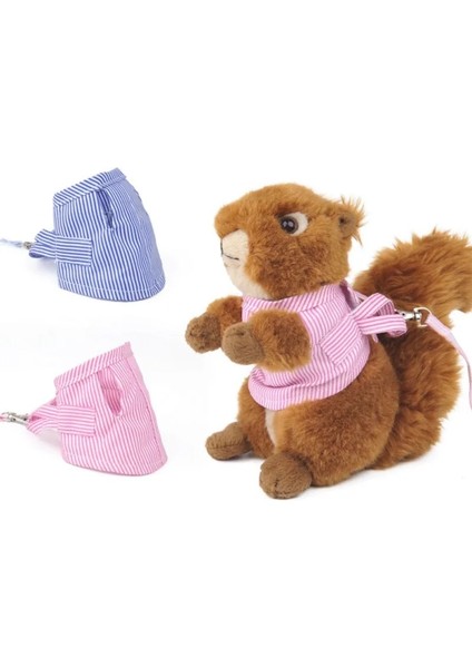Pembe Tarzı S Beden Küçük Pet Ayarlanabilir Yumuşak Çizgili Koşum Tasma Kuş Papağan Fare Hamster Gelincik Sıçan Evcil Hayvan Domuz Tasma Açık Çekiş Halat # (Yurt Dışından) modelleri