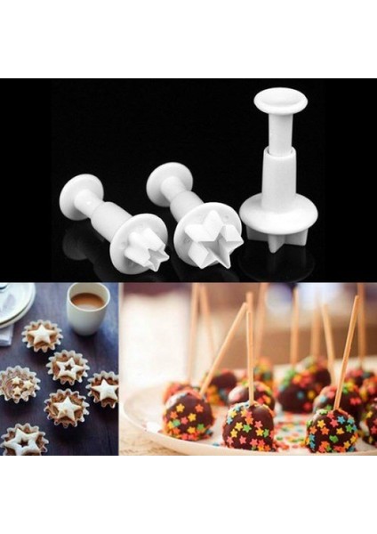 Basmalı Yıldız Kalıp Mini 3 Lü Set