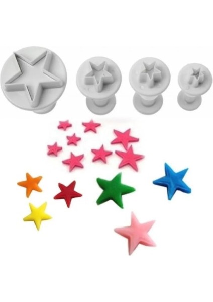 Basmalı Yıldız Kalıp 4 Lü Set