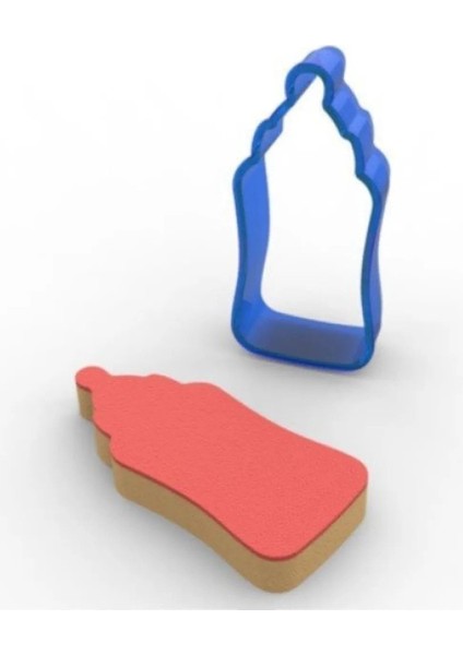 Biberon Polikarbon Kurabiye Kalıbı 8,3 cm x 3,9 cm fiyatları