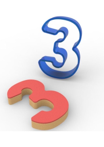 3 No Polikarbon Kurabiye Kalıbı