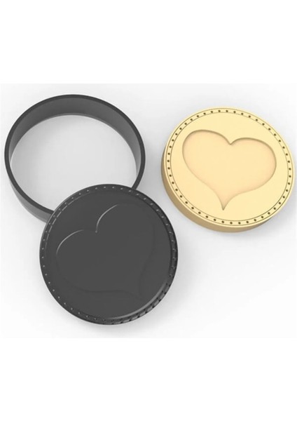 Kurabiye Damga & Kesici Set 8,0 Cmx 8,0 cm x 1,9 cm