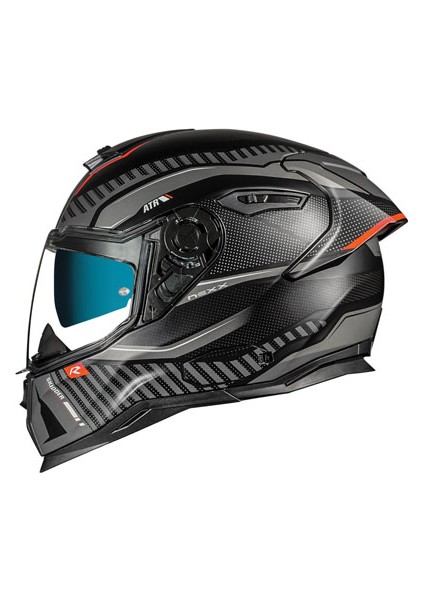 SX.100R Skidder Güneş Vizörlü Mat Siyah Gri Motosiklet Kaskı