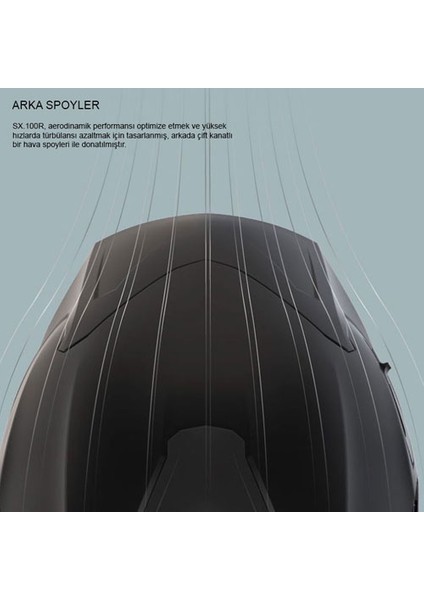 SX.100R Skidder Güneş Vizörlü Mat Siyah Gri Motosiklet Kaskı modelleri