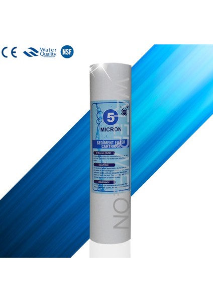 Açık Kasa Su Arıtma Cihazı Filtre 6 Aşamalı Filtre Seti (Nsf Onaylı Vontron Membranlı)