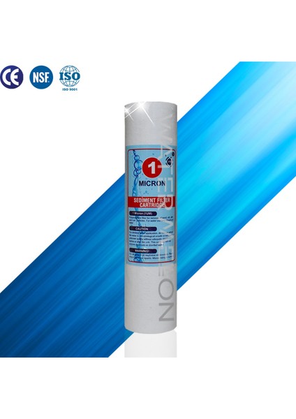 Açık Kasa Su Arıtma Cihazı Filtre 6 Aşamalı Filtre Seti (Nsf Onaylı Vontron Membranlı)