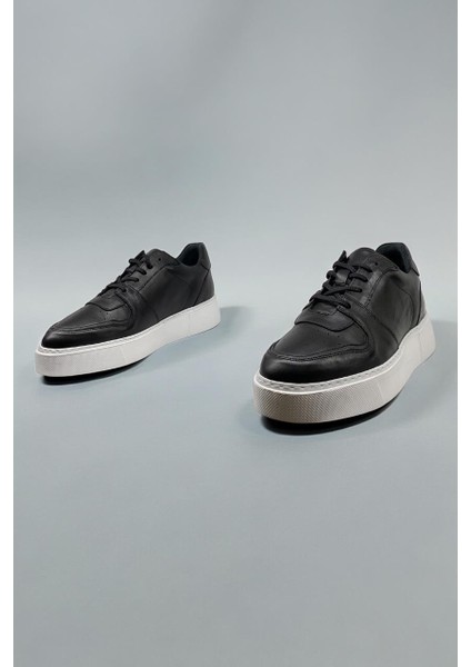 1011 Siyah Hakiki Deri Ortopedik Erkek Günlük Casual Ayakkabı fırsatları