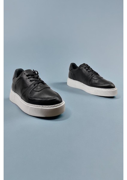 1011 Siyah Hakiki Deri Ortopedik Erkek Günlük Casual Ayakkabı indirimleri