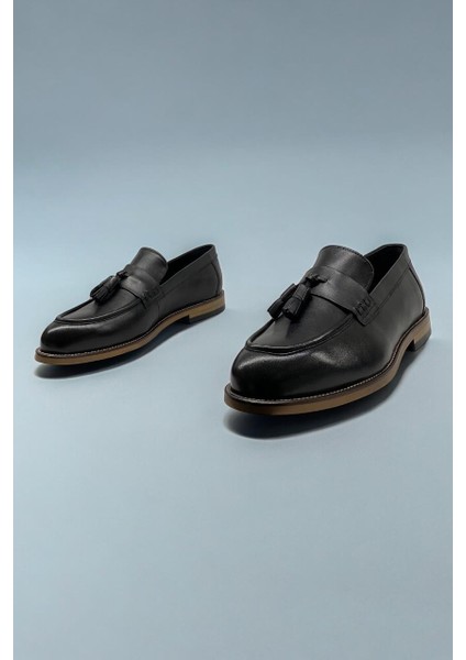 1319 Siyah Hakiki Deri Ortopedik Günlük Erkek Casual Ayakkabı fırsatları