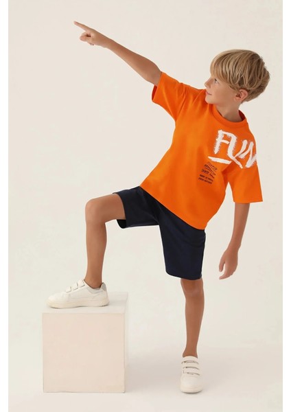 %100 Pamuk Erkek Çocuk Bermuda Takım 3352 fiyatları