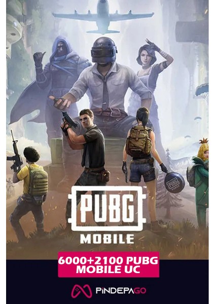 6000+2100 Pubg Mobile Uc