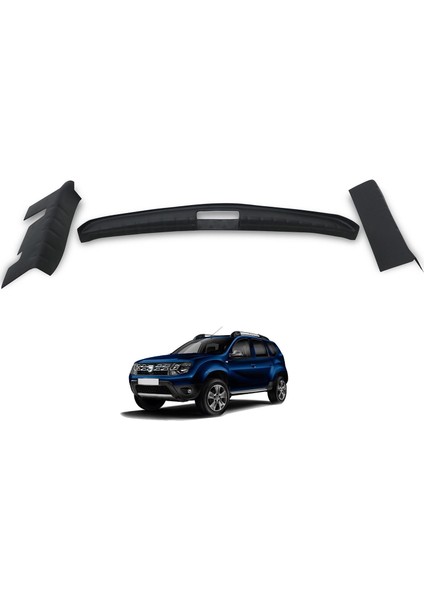 Dacia Duster Bagaj Koruma Eşiği Uv Katkılı (Abs) Mat Siyah 3 Parça 2010-2017