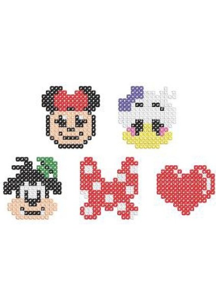 Disney Minnie Mouse Boncuk Aktivite ve Oyuncak Seti 5 Figür-Pixel Pixel B16-04