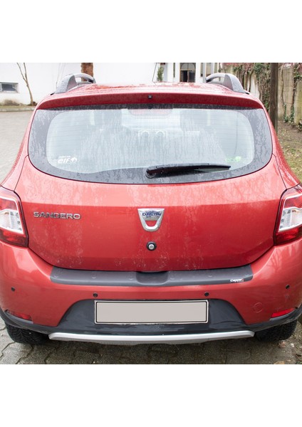 Dacia Sandero Arka Tampon Eşiği Koruma (Abs) Mat Siyah 2012 ve Sonrası