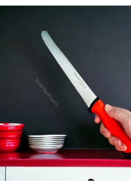 Ekmek Bıçağı, Pirge Bıçak Duo,ekmek Pide Simit Doğramak ve Soymak Için Bıçak 22,5 cm 340092