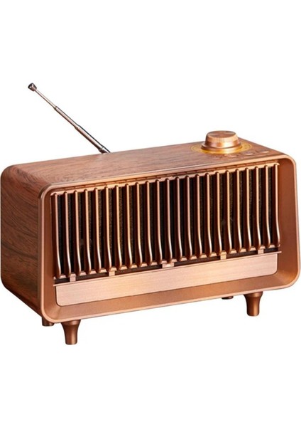 AS25 Nostaljik Şarjlı Fm Radyo, Handfree+Aux+Usb ve Tf Card Okuyuculu Mp3