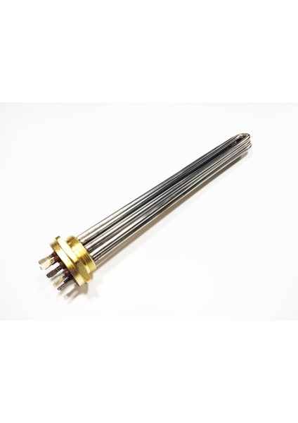 Otoklav Isıtıcı Rezistans 12,5kw 2 Inç Trifaze 40CM CR304 5 Elemanlı Soketli fiyatları