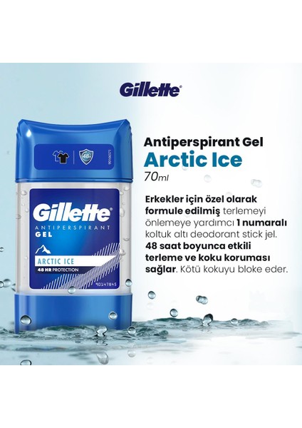 4 Al 3 Öde Gillette Jel Terleme Önleyici 70 Ml, Kulak Çubuğu Hediyeli
