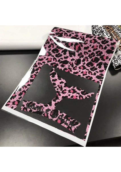No.6 Stili 25CM * 100CM Pu Isı Transferi Vinil Leopar Ütüyle T-Shirt Tekstil Cricut Filmi Isı Basın Vinil Rulo Htv Baskı Giyim (Yurt Dışından) fırsatları