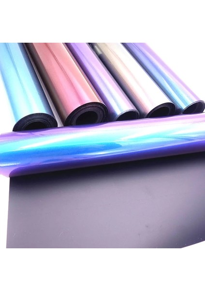 No.4 Stili 1 Rulo 10 "cm Lazer Metalik Senfoni Isı Transferi Vinil Hologram Gökkuşağı Pu Basın T-Shirt Demir On Htv Filmi (Yurt Dışından) fiyatları