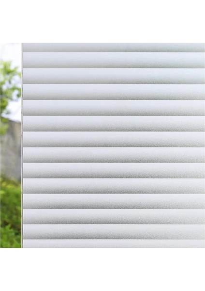 Haki Tarzı 30X200CM Pencere Gizlilik Filmi Dekor Opak Yapışkan Olmayan Buzlu Pencere Etiket Vitray Streç Cam Filmi Çıkarılabilir Banyo Duş Kapısı Için (Yurt Dışından)