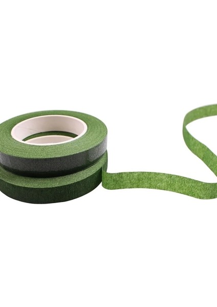 Yeşil Stil 13MM Dıy Yeni Zanaat Yapay Ipek Çiçek 2 Rulo 30 M Kendinden Yapışkanlı Yeşil Kağıt Bant Aşılama Filmi Çiçek Kök Çelenk Çelenkler (Yurt Dışından)