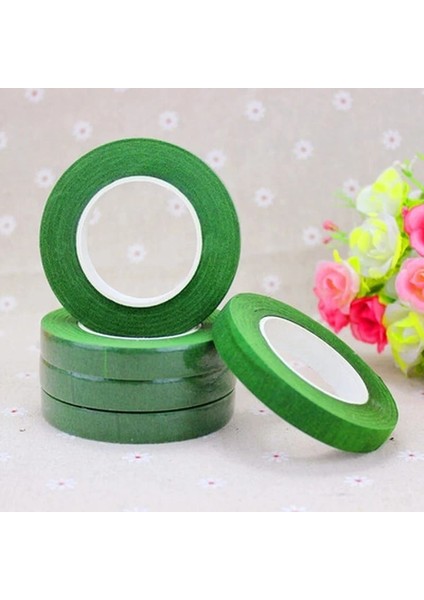 Yeşil Stil 13MM Dıy Yeni Zanaat Yapay Ipek Çiçek 2 Rulo 30 M Kendinden Yapışkanlı Yeşil Kağıt Bant Aşılama Filmi Çiçek Kök Çelenk Çelenkler (Yurt Dışından) indirimleri