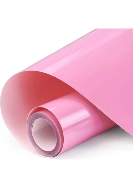 Pembe Tarzı 30,5CMX150CM Pu Isı Transferi Vinil Rulo Cricut 30.5 cm x cm Dekoratif Film Desen T-Shirt Demir On Htv Baskı (Yurt Dışından)