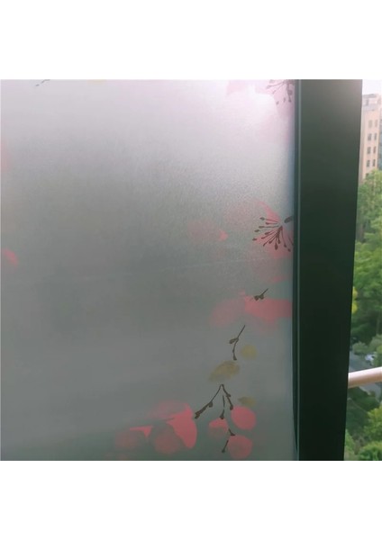 No.10 Stili 58X200CM cm Saydam Opak Kendinden Yapışkanlı Cam Filmi Sürgülü Kapı Balkon Banyo Gizlilik Vinil Cam Çıkartması Fensterfolie (Yurt Dışından)