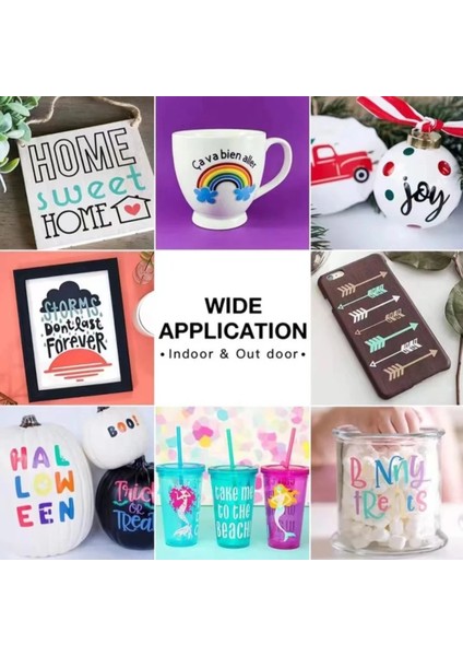 Turuncu Tarzı 30CMX150CM Çok Renkli Kalıcı Yapışkanlı Vinil Rulo Cricut Tasarım Yazı Filmi Bardak Cam Çıkartma Kart Dıy Kendinden Yapışkanlı Film (Yurt Dışından) indirimleri