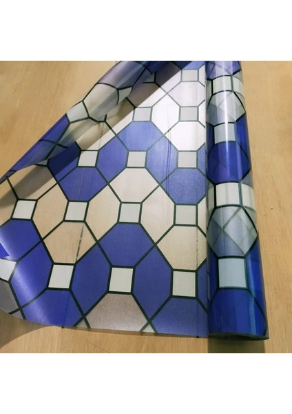No.8 Tarzı 45X200CM cm Saydam Opak Kendinden Yapışkanlı Cam Filmi Sürgülü Kapı Balkon Banyo Gizlilik Vinil Cam Çıkartması Fensterfolie (Yurt Dışından)