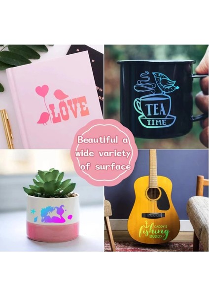 Yeşil Stil 30CMX20CM Çok Renkli Kalıcı Yapışkanlı Vinil Rulo Cricut Tasarım Yazı Filmi Bardak Cam Çıkartma Kart Dıy Kendinden Yapışkanlı Film (Yurt Dışından) fırsatları