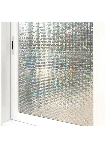 Bej Tarzı 60X200CM Pencere Gizlilik Filmi Buzlu Cam Kapı Filmi Güneş Uv Engelleme Statik Tutunur Yapışkansız Isı Kontrolü Ev Ofis Dekor Çıkartmalar (Yurt Dışından)