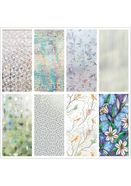 Bej Tarzı 60X200CM Pencere Gizlilik Filmi Buzlu Cam Kapı Filmi Güneş Uv Engelleme Statik Tutunur Yapışkansız Isı Kontrolü Ev Ofis Dekor Çıkartmalar (Yurt Dışından) fiyatları