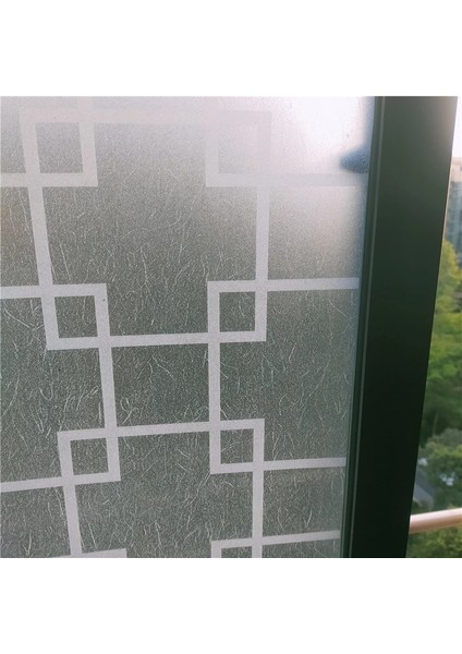 No.1 Stili 55X200CM cm Saydam Opak Kendinden Yapışkanlı Cam Filmi Sürgülü Kapı Balkon Banyo Gizlilik Vinil Cam Çıkartması Fensterfolie (Yurt Dışından)