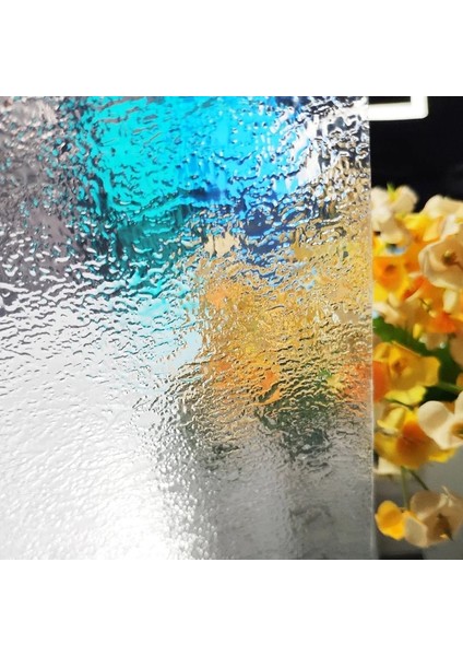 Turuncu Tarzı 30X200CM Pencere Gizlilik Filmi Buzlu Cam Kapı Filmi Güneş Uv Engelleme Statik Tutunur Yapışkansız Isı Kontrolü Ev Ofis Dekor Çıkartmalar (Yurt Dışından)