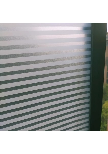 No.16 Stili 55X200CM cm Saydam Opak Kendinden Yapışkanlı Cam Filmi Sürgülü Kapı Balkon Banyo Gizlilik Vinil Cam Çıkartması Fensterfolie (Yurt Dışından)