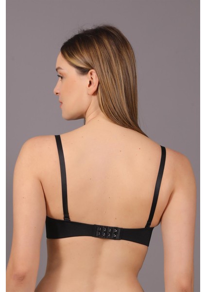 Kadın Lazer Kesim Ince Süngerli Siyah Hayalet Sütyen C5T4N1O633 fırsatları