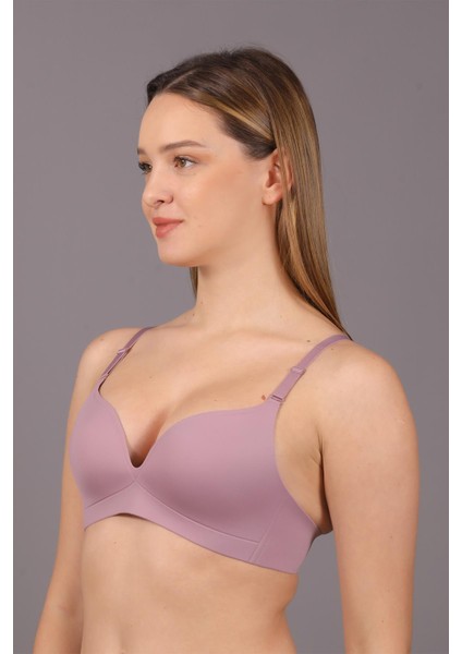 Kadın Lazer Kesim Ince Süngerli Gül Kurusu Hayalet Sütyen C5T4N1O633 fiyatları