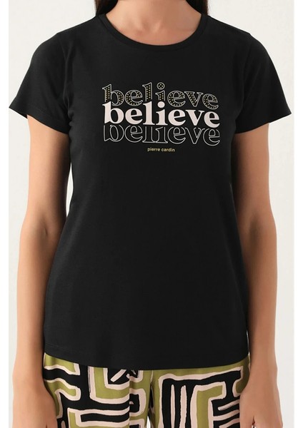 Yumuşak Dokulu Kısa Kol Kadın Pijama Takım 8817 fırsatları