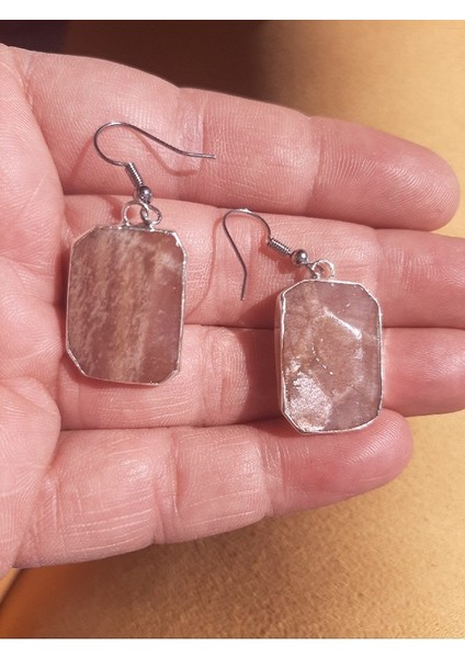 Marka Doğal Taş Altı Köşe Mix Küpe fiyatları