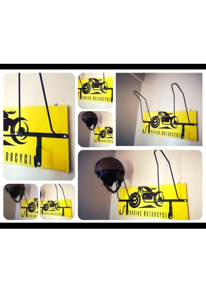 Motosiklet Kask Askısı, Motor Kask Askısı, Kask Askılığı TORINGX2V1