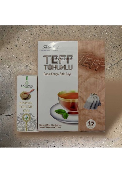 Teff Tohumlu Çay + Kimyon Tohumu Yağı