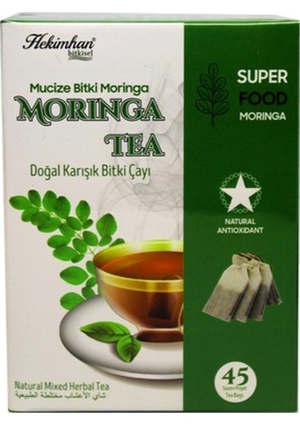 Moringa Çayı 45'li Süzen Poşet 2 Adet