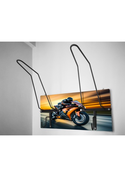 Motosiklet Kask Askısı, Motor Kask Askısı, Kask Askılığı MOTOGPX2V5