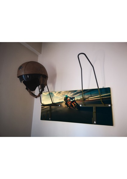 Motosiklet Kask Askısı, Motor Kask Askısı, Kask Askılığı MOTOGPX2V2