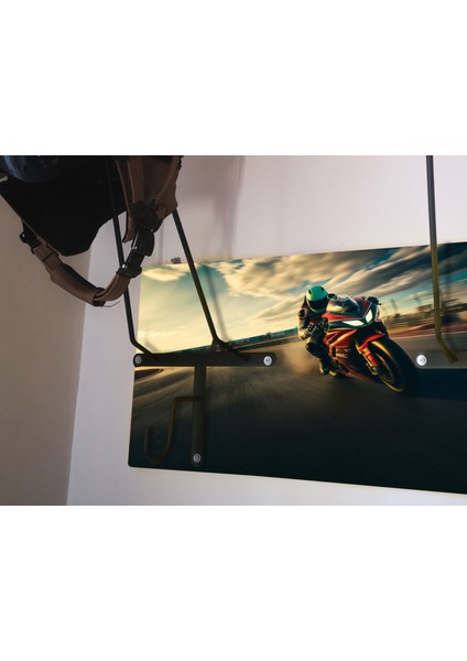 Motosiklet Kask Askısı, Motor Kask Askısı, Kask Askılığı MOTOGPX2V2
