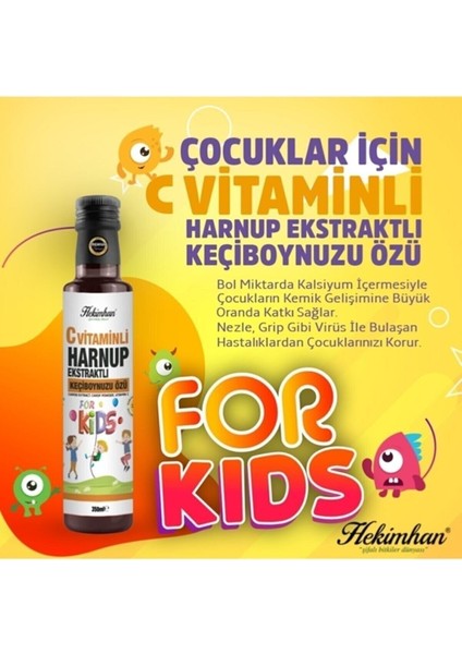 C Vitaminki Harnuplu Keçiboynuzu Özü 350 gr For Kids 2 Adet